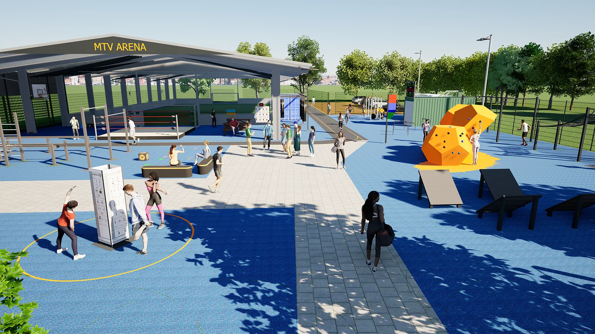 Projekt MTV Bamberg: Titelbild Rendering